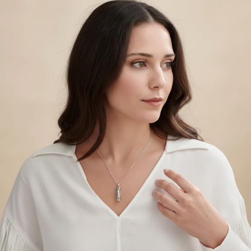 Mezuzah Unisex Necklace