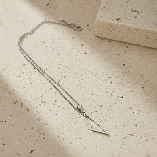 Israel Map Necklace