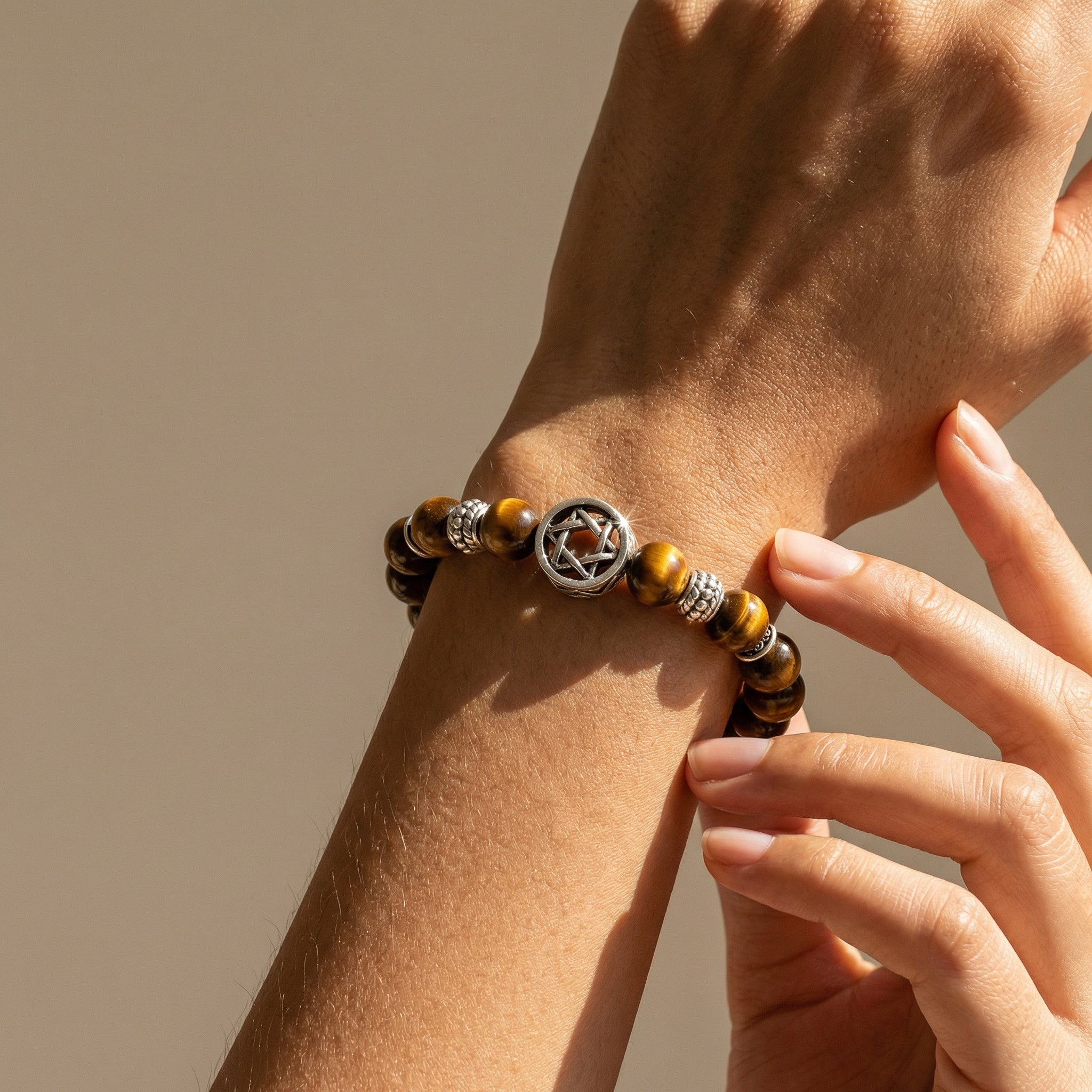 Star Of David Element Bracelet