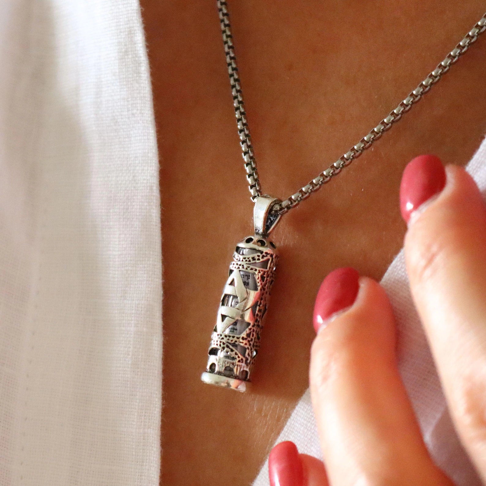 Mezuzah Unisex Necklace