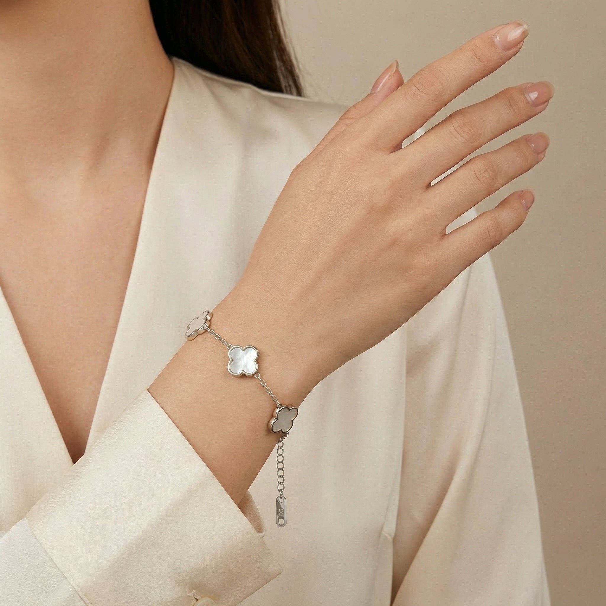 Bracelet Chai argenté