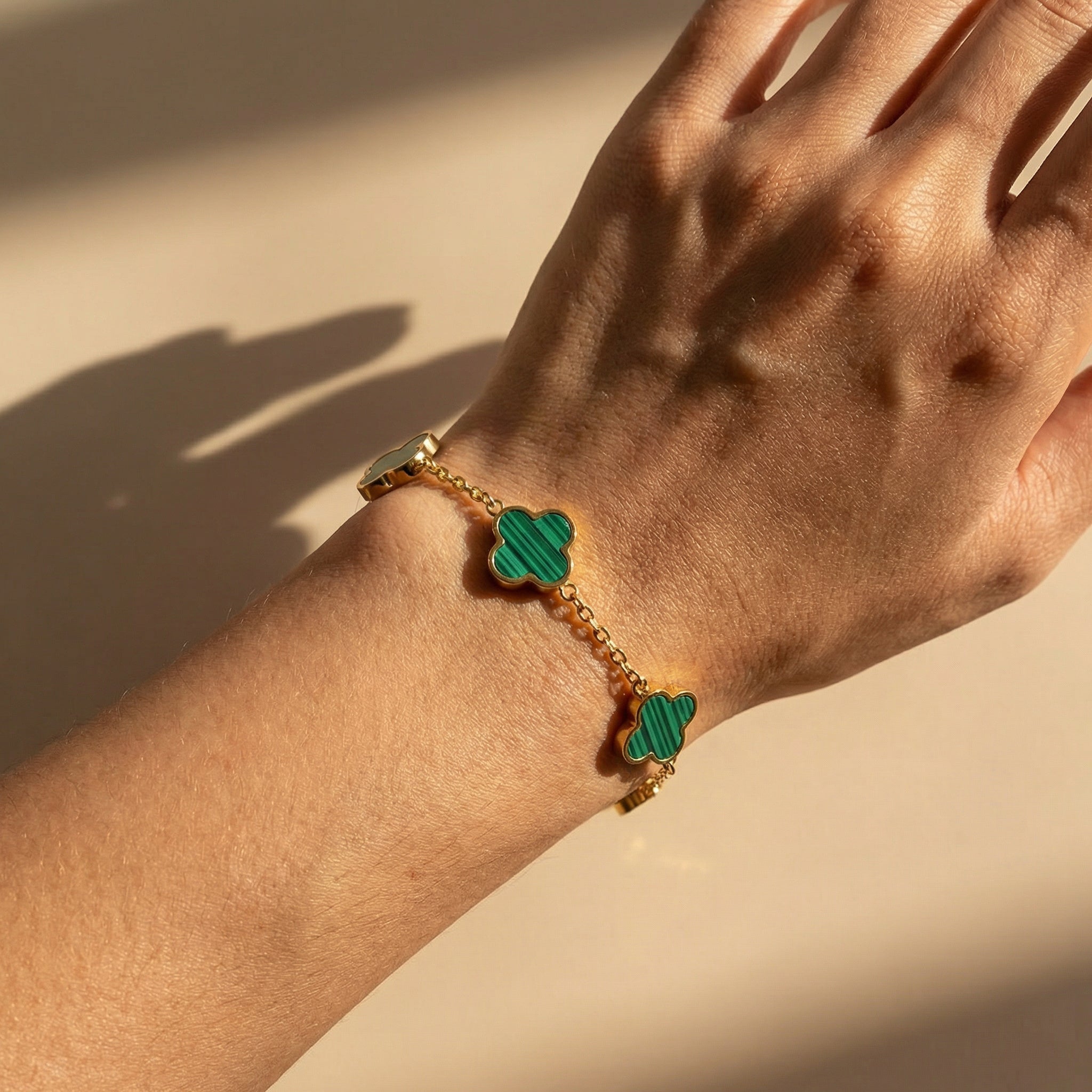 Gold Shalom Bracelet