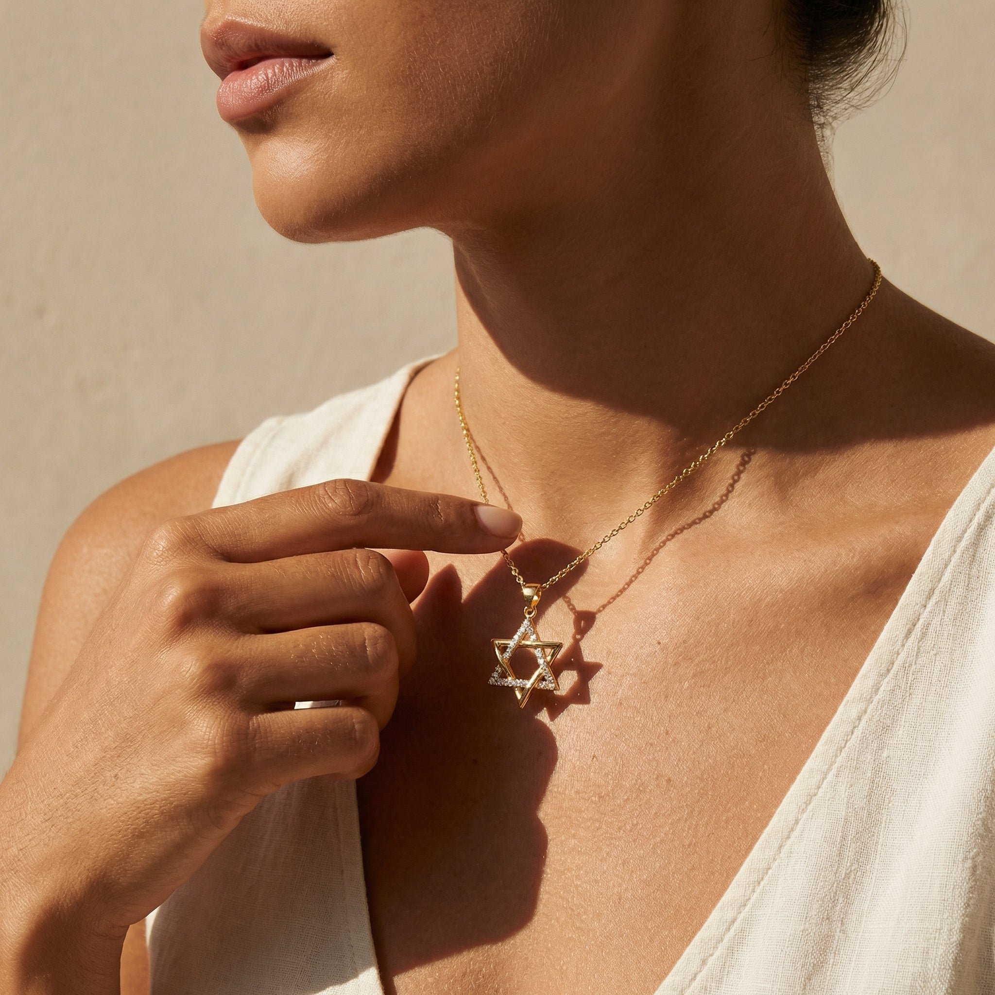 Star Of David Anava Necklace
