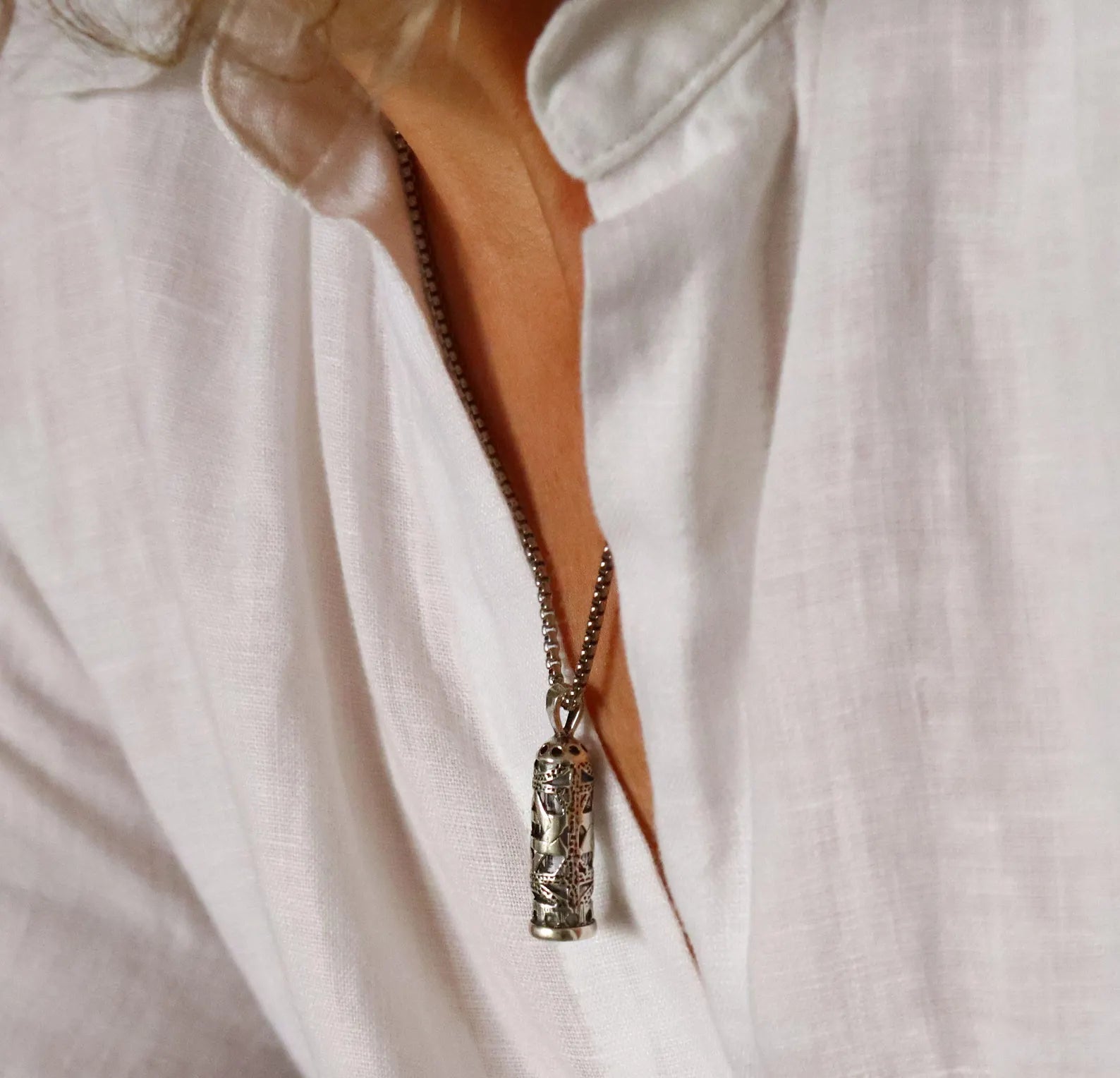 Mezuzah Unisex Necklace